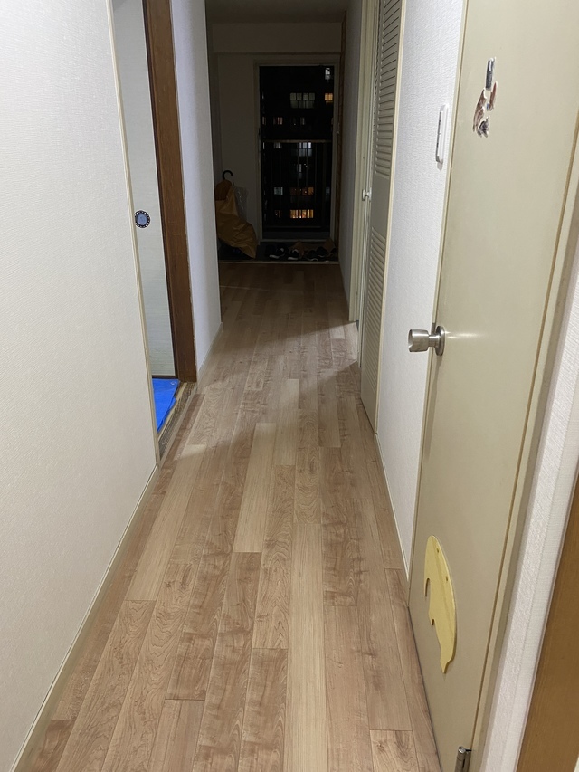 施工後：遮音フローリング完成