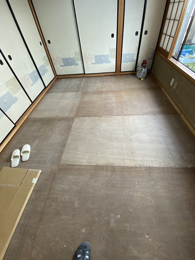 施工前：和室（畳）