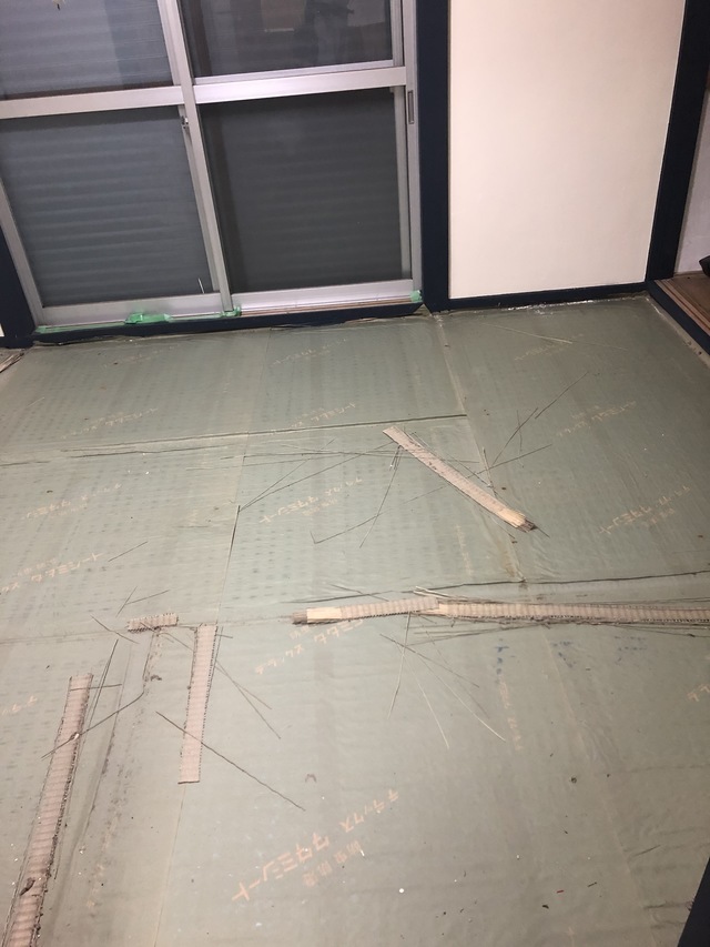 施工前：和室（畳）