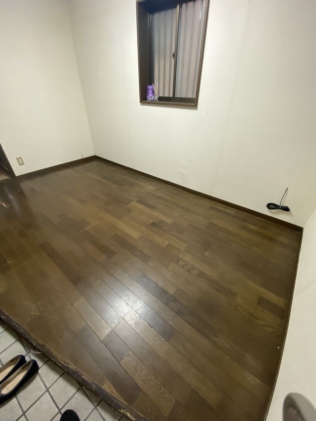 施工前：床の沈み・劣化